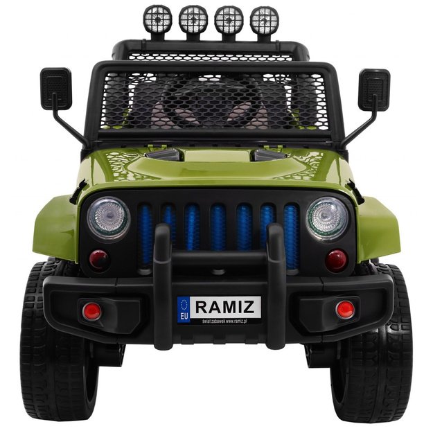 Vienvietis elektrinis džipas vaikams Raptor Drifter 4x4, žalias