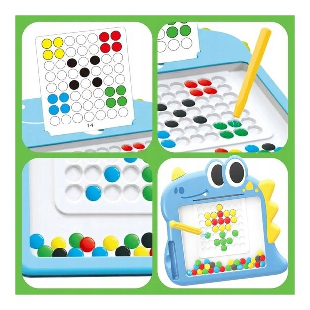 Montessori magnetinė lenta MagPad, WOOPIE, mėlyna 3