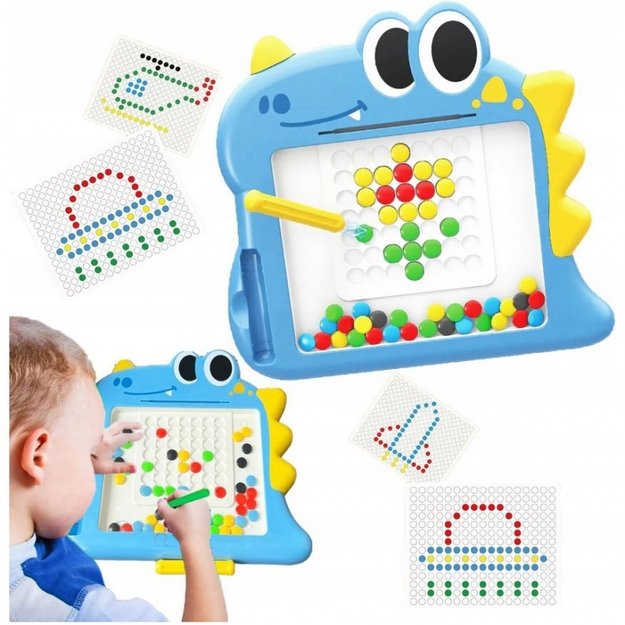 Montessori magnetinė lenta MagPad, WOOPIE, mėlyna 1