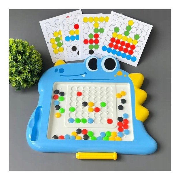 Montessori magnetinė lenta MagPad, WOOPIE, mėlyna 2