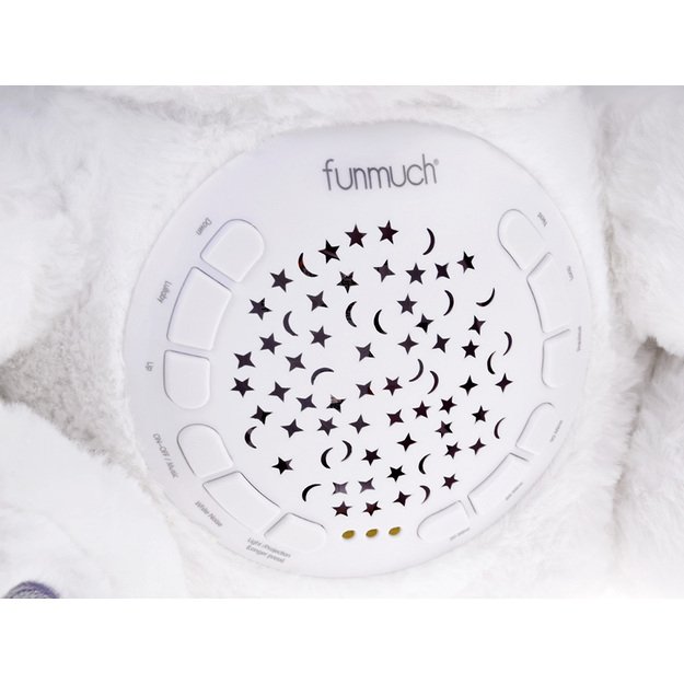 Pliušinis žaislas naktinė lempa su garso efektais, meškiukas 18 Pliušinis žaislas naktinė lempa su garso efektais, meškiukas 18