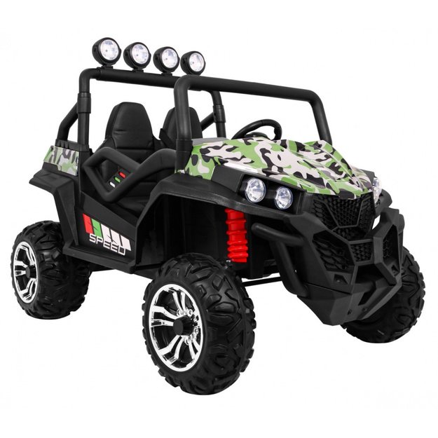 Dvivietis elektromobilis 4x4 bagis Grand Buggy, kamufliažinis