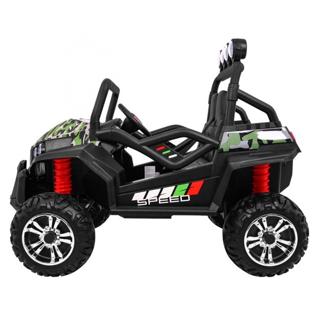 Dvivietis elektromobilis 4x4 bagis Grand Buggy, kamufliažinis