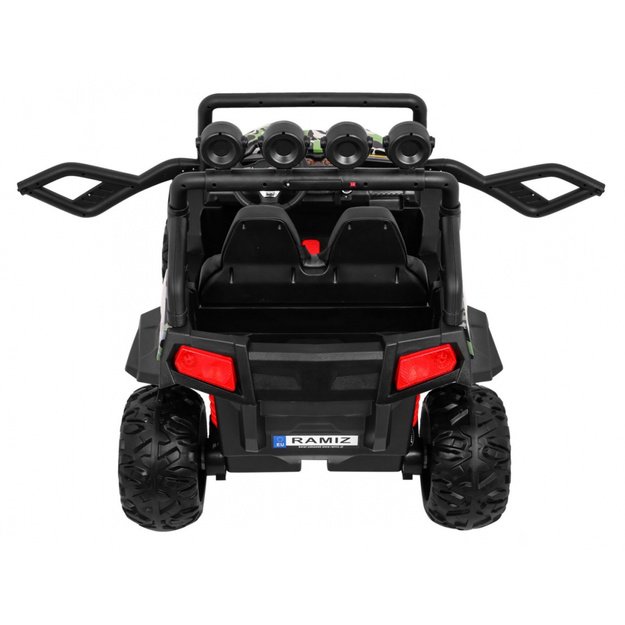 Dvivietis elektromobilis 4x4 bagis Grand Buggy, kamufliažinis