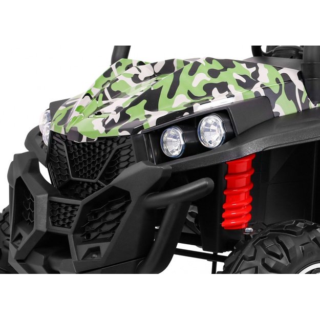 Dvivietis elektromobilis 4x4 bagis Grand Buggy, kamufliažinis