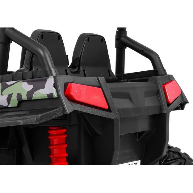 Dvivietis elektromobilis 4x4 bagis Grand Buggy, kamufliažinis