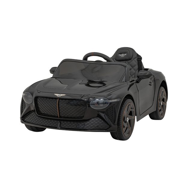 Vienvietis elektromobilis Bentley Bacalar, juodas