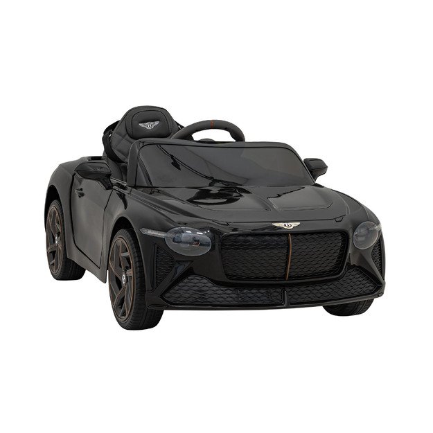 Vienvietis elektromobilis Bentley Bacalar, juodas
