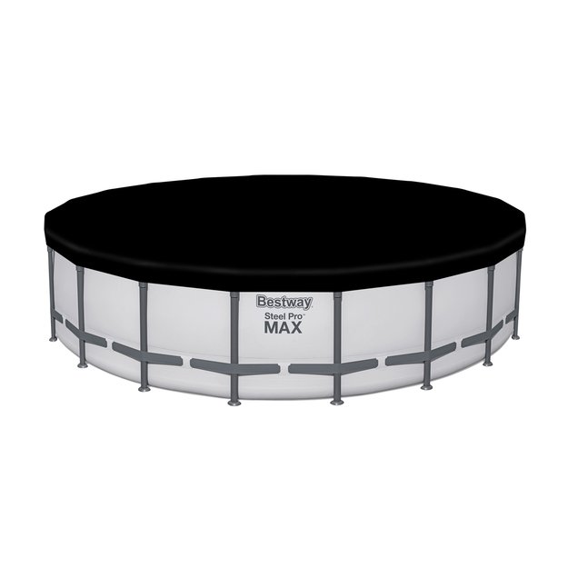 Apvalus karkasinis sodo baseinas 610x132 cm SteelPRO, BESTWAY