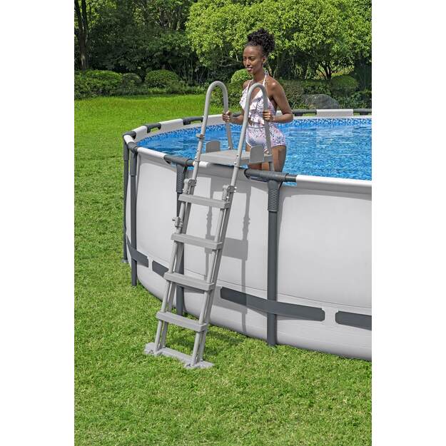 Apvalus karkasinis sodo baseinas 610x132 cm SteelPRO, BESTWAY