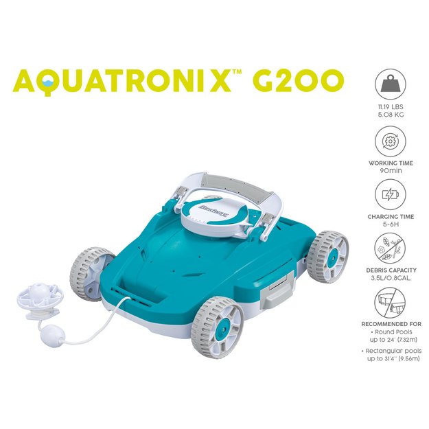 Automatinis baseinų siurblys-robotas AquaTronix G200, Bestway