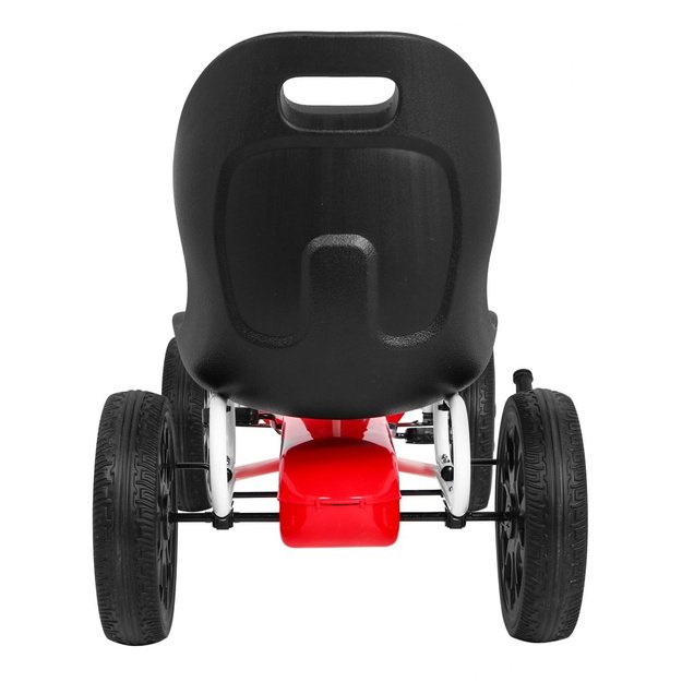 Pedalais minamas kartingas vaikams Abarth, raudonas