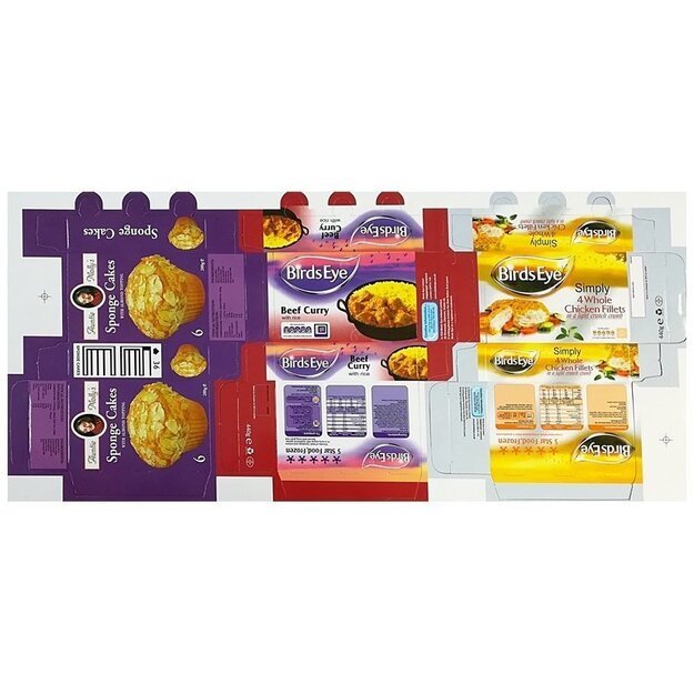 Parduotuvės vežimėlis su produktais 34 vnt.