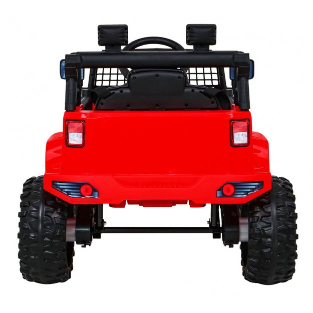 Vienvietis elektrinis džipas vaikams Jeep Dark Night, raudonas