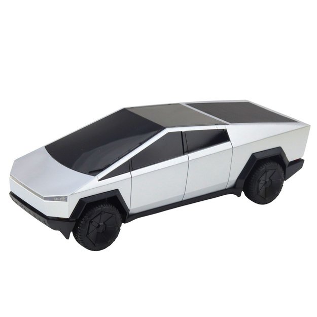 Nuotoliniu būdu valdomas futuristinis automobilis su 4 vairavimo režimais, sidabrinis 1