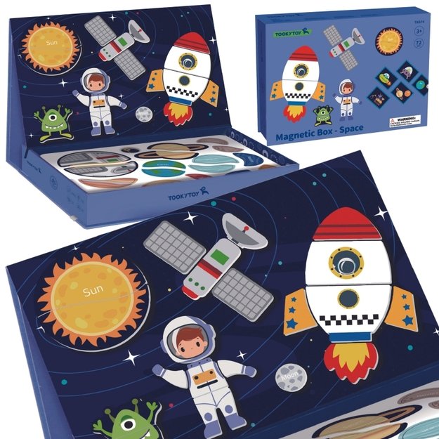 Magnetinė dėlionė, kosmosas, TOOKY TOY