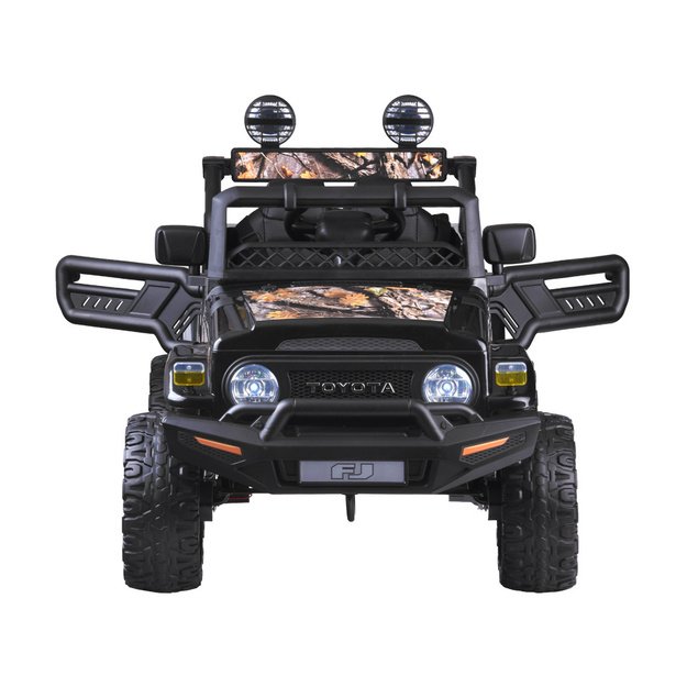 Vienvietis elektrinis džipas Toyota FJ Cruiser, rudas