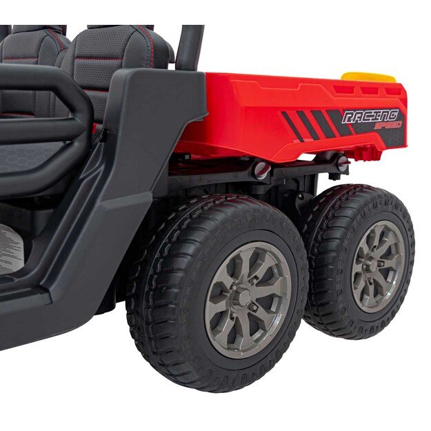 Dvivietis elektromobilis Farmer Truck Speed 900, raudonas