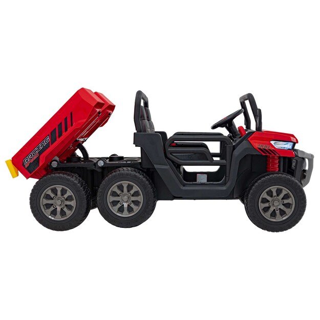 Dvivietis elektromobilis Farmer Truck Speed 900, raudonas