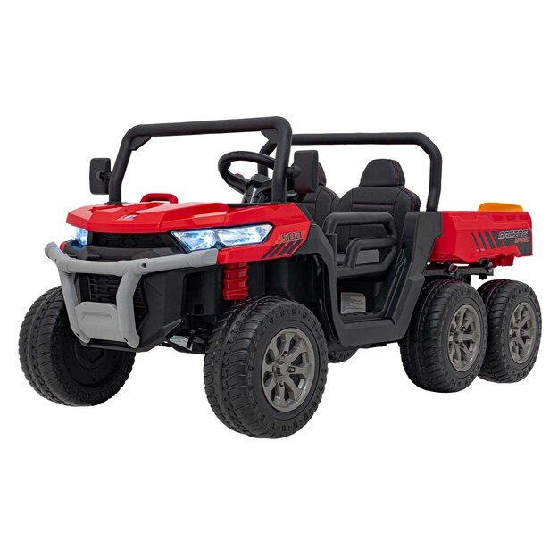 Dvivietis elektromobilis Farmer Truck Speed 900, raudonas