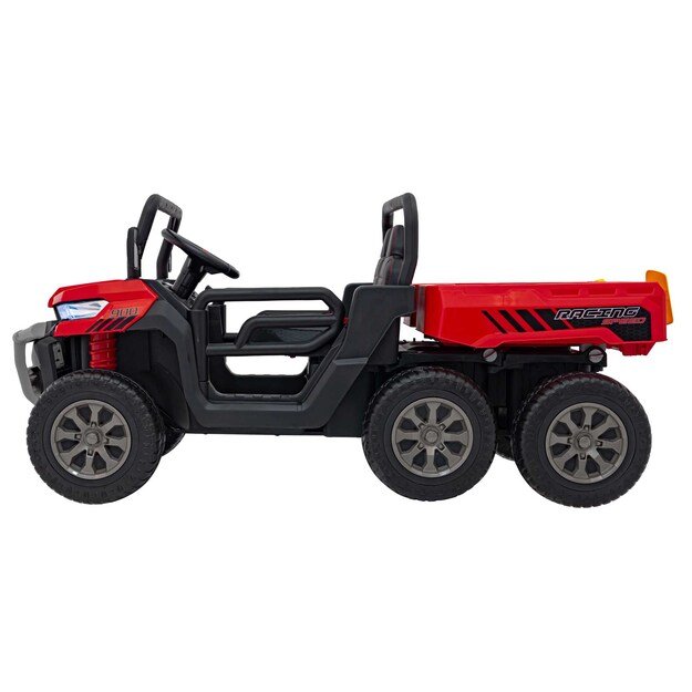 Dvivietis elektromobilis Farmer Truck Speed 900, raudonas