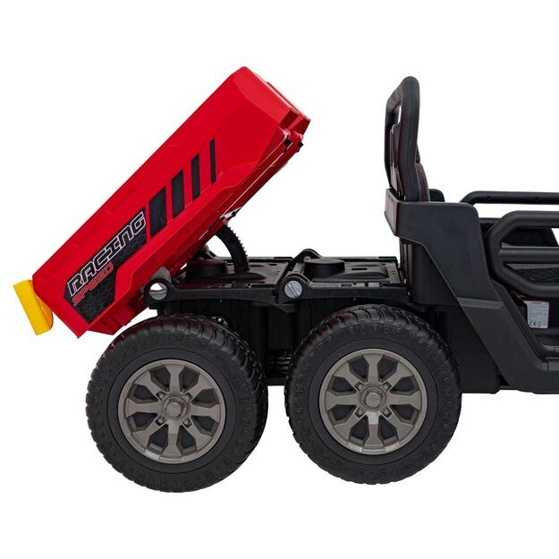 Dvivietis elektromobilis Farmer Truck Speed 900, raudonas