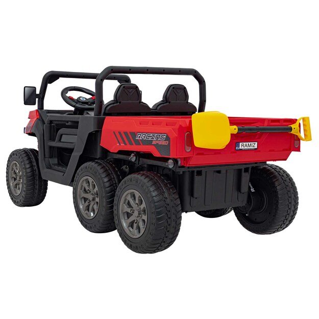 Dvivietis elektromobilis Farmer Truck Speed 900, raudonas