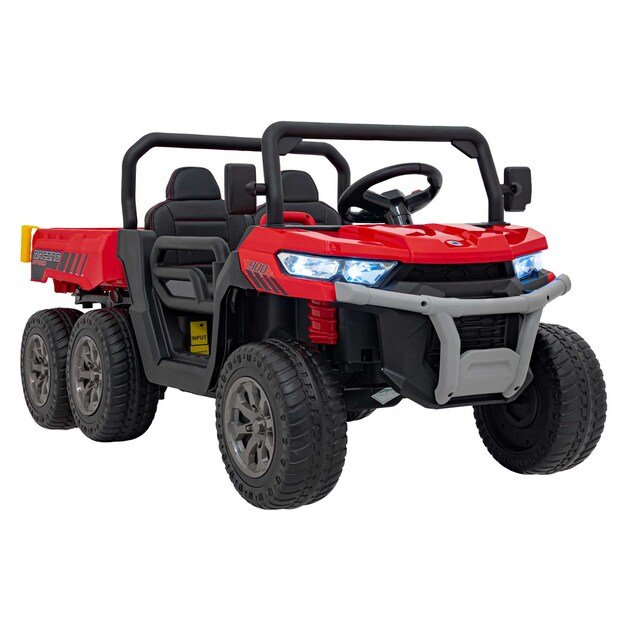 Dvivietis elektromobilis Farmer Truck Speed 900, raudonas