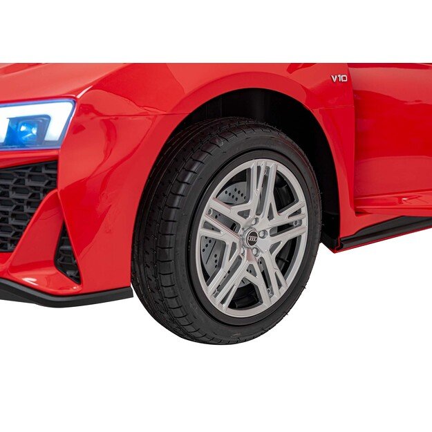 Dvivietis elektromobilis vaikams Audi Spyder R8 LIFT STRONG, raudonas