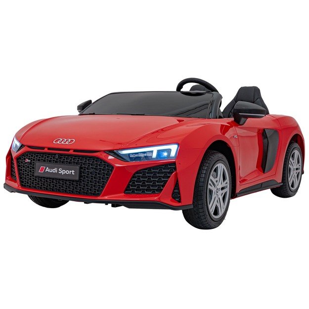 Dvivietis elektromobilis vaikams Audi Spyder R8 LIFT STRONG, raudonas