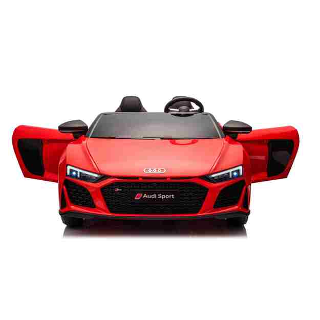 Dvivietis elektromobilis vaikams Audi Spyder R8 LIFT STRONG, raudonas