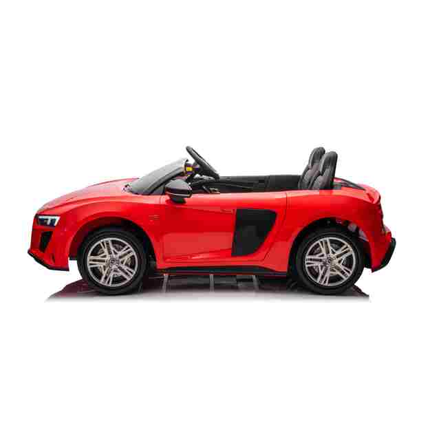 Dvivietis elektromobilis vaikams Audi Spyder R8 LIFT STRONG, raudonas
