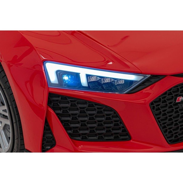 Dvivietis elektromobilis vaikams Audi Spyder R8 LIFT STRONG, raudonas