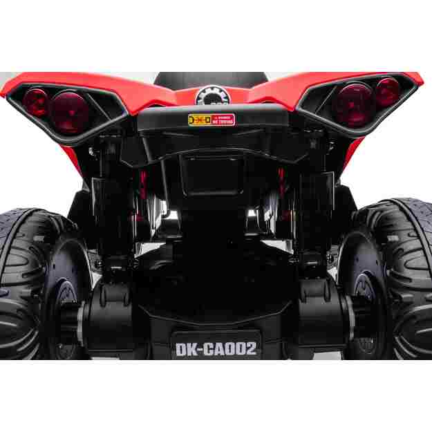 Vienvietis elektrinis keturratis vaikams Maverick ATV, raudonas