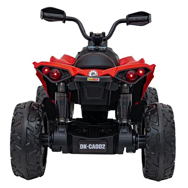 Vienvietis elektrinis keturratis vaikams Maverick ATV, raudonas