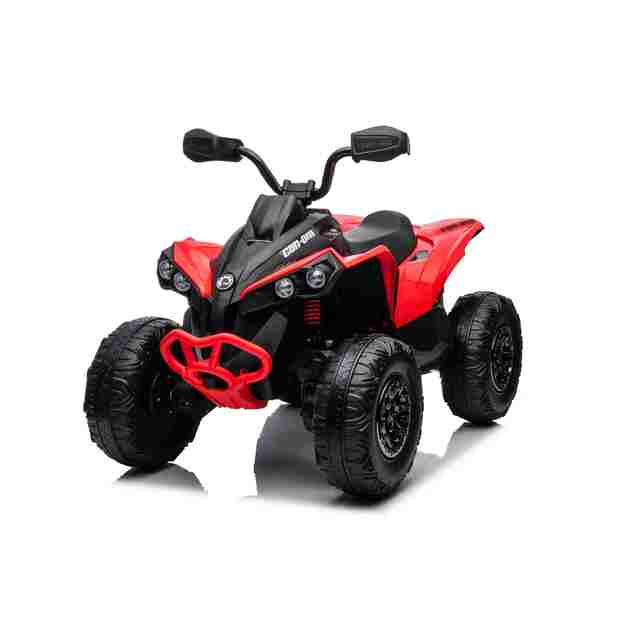 Vienvietis elektrinis keturratis vaikams Maverick ATV, raudonas
