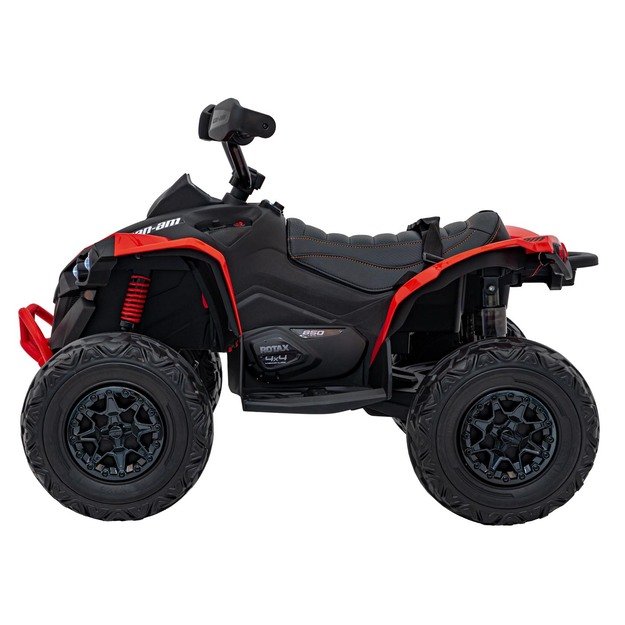 Vienvietis elektrinis keturratis vaikams Maverick ATV, raudonas
