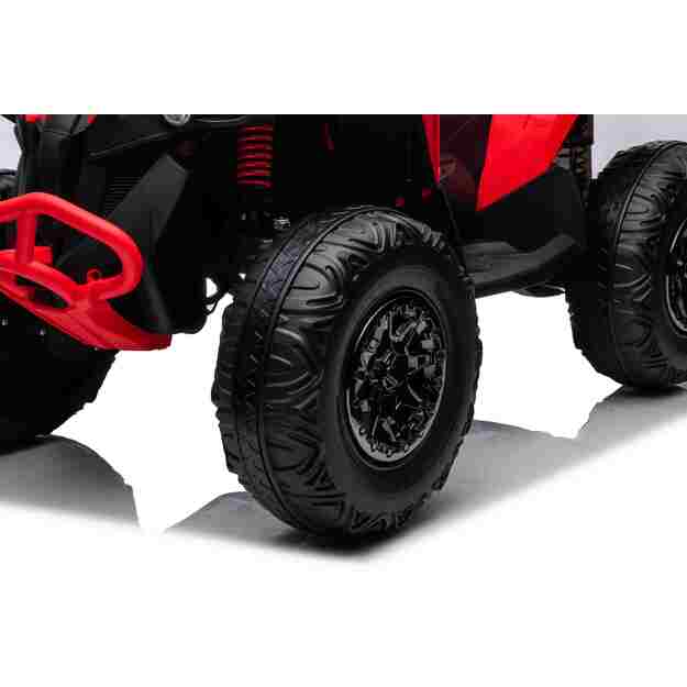 Vienvietis elektrinis keturratis vaikams Maverick ATV, raudonas