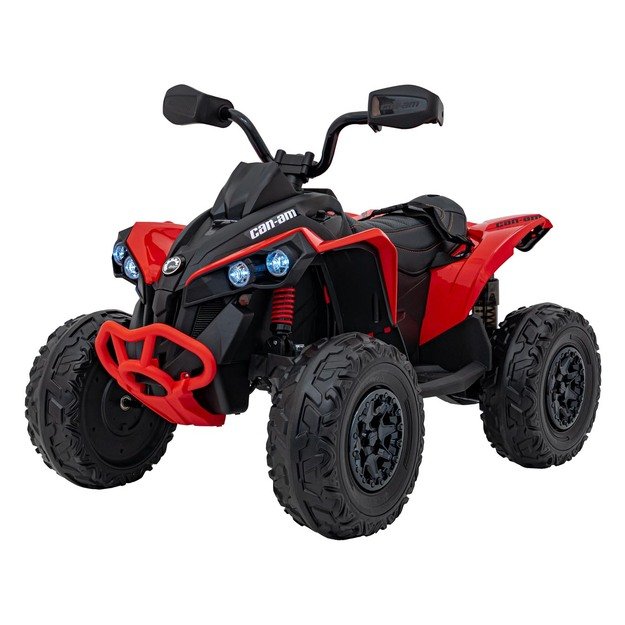 Vienvietis elektrinis keturratis vaikams Maverick ATV, raudonas