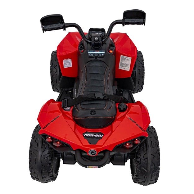 Vienvietis elektrinis keturratis vaikams Maverick ATV, raudonas