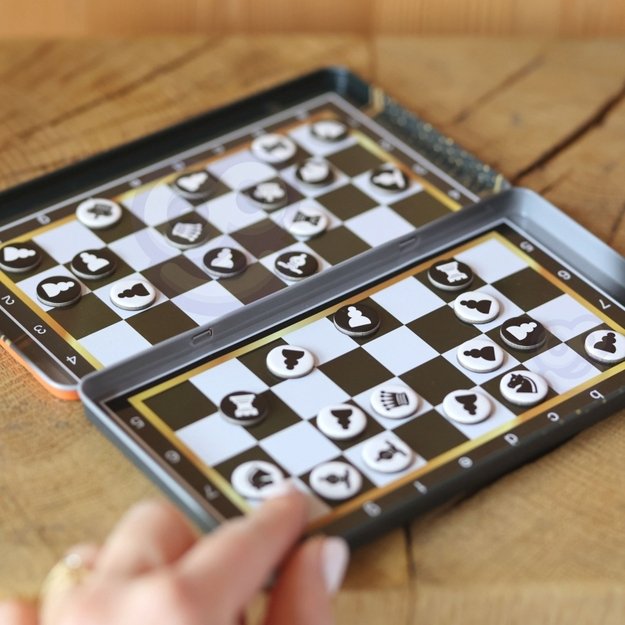 Magnetinių šachmatų žaidimas 2in1, WOOPIE