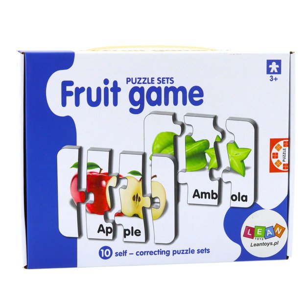 Mokomoji dėlionė - Vaisiai 10 pav. anglų kalba 11 Mokomoji dėlionė - Vaisiai 10 pav. anglų kalba 11