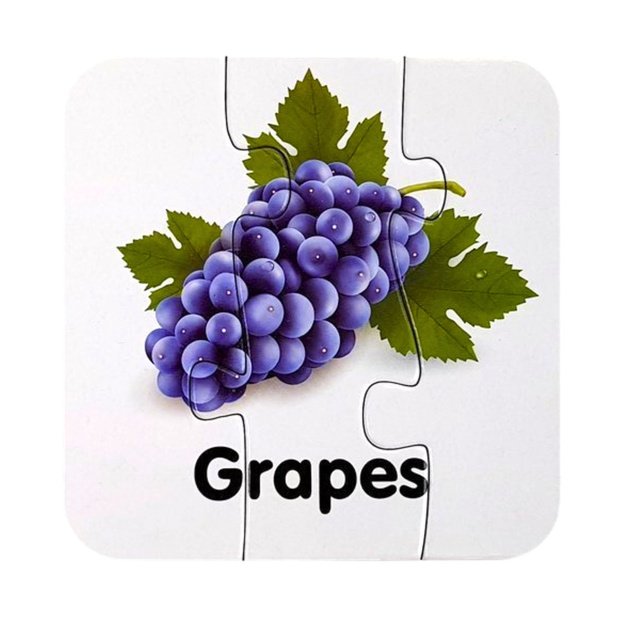 Mokomoji dėlionė - Vaisiai 10 pav. anglų kalba 2 Mokomoji dėlionė - Vaisiai 10 pav. anglų kalba 2