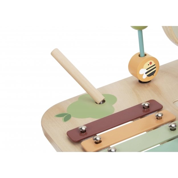 Medinis sensorinis edukacinis stalas vaikams 5in1, WOOPIE GREEN 3