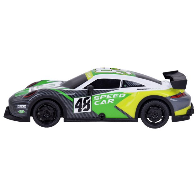 Nuotoliniu būdu valdomas sportinis „Drift Super Race“ automobilis, žalias