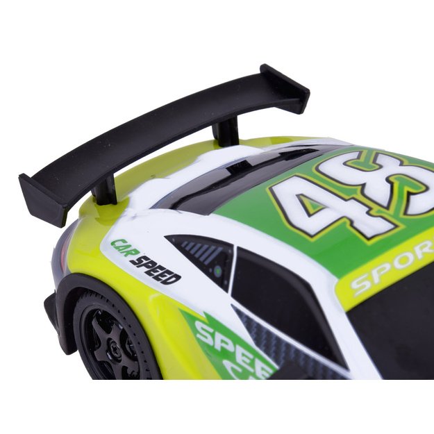Nuotoliniu būdu valdomas sportinis „Drift Super Race“ automobilis, žalias