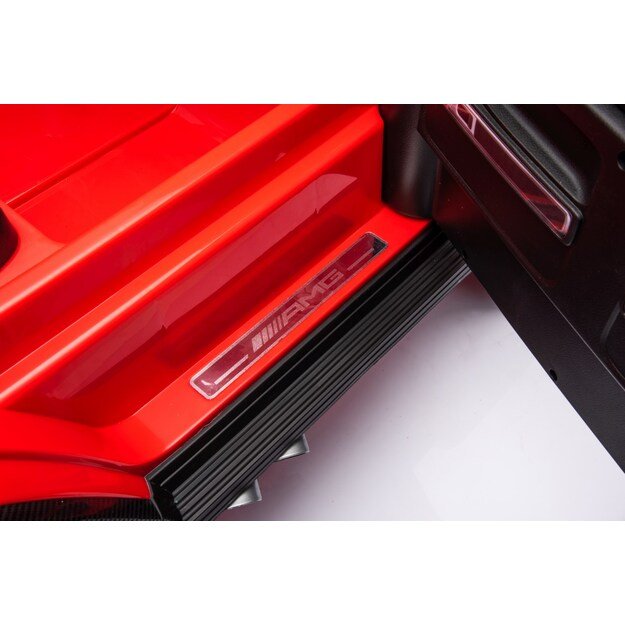 Dvivietis elektrinis visureigis vaikams Mercedes Benz G63 AMG XXL, raudonas
