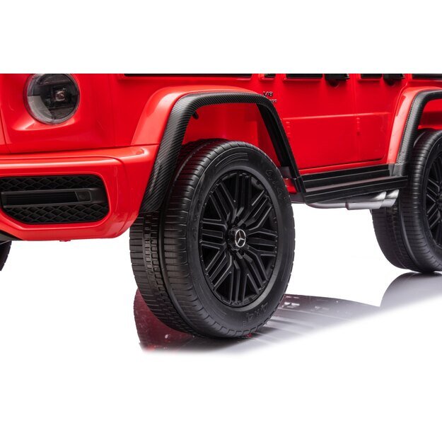 Dvivietis elektrinis visureigis vaikams Mercedes Benz G63 AMG XXL, raudonas