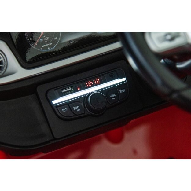 Dvivietis elektrinis visureigis vaikams Mercedes Benz G63 AMG XXL, raudonas