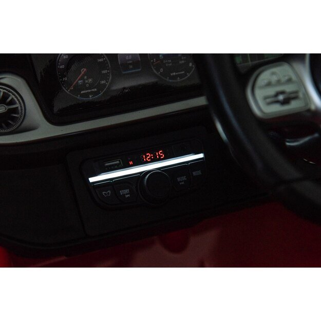 Dvivietis elektrinis visureigis vaikams Mercedes Benz G63 AMG XXL, raudonas